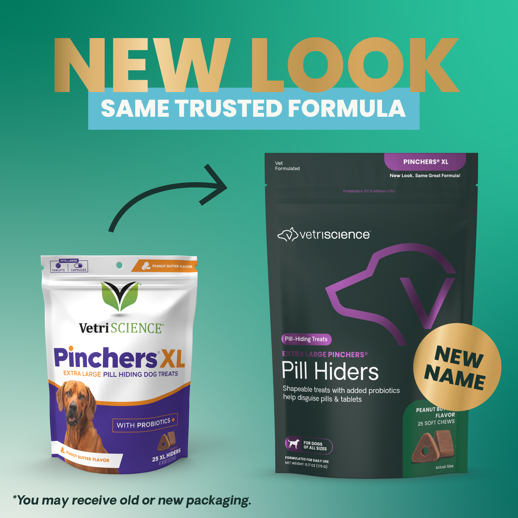 VetriScience XL Pinchers are now Pill Hiders Vetriscience Rebrand Product Photo